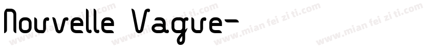 Nouvelle Vague字体转换